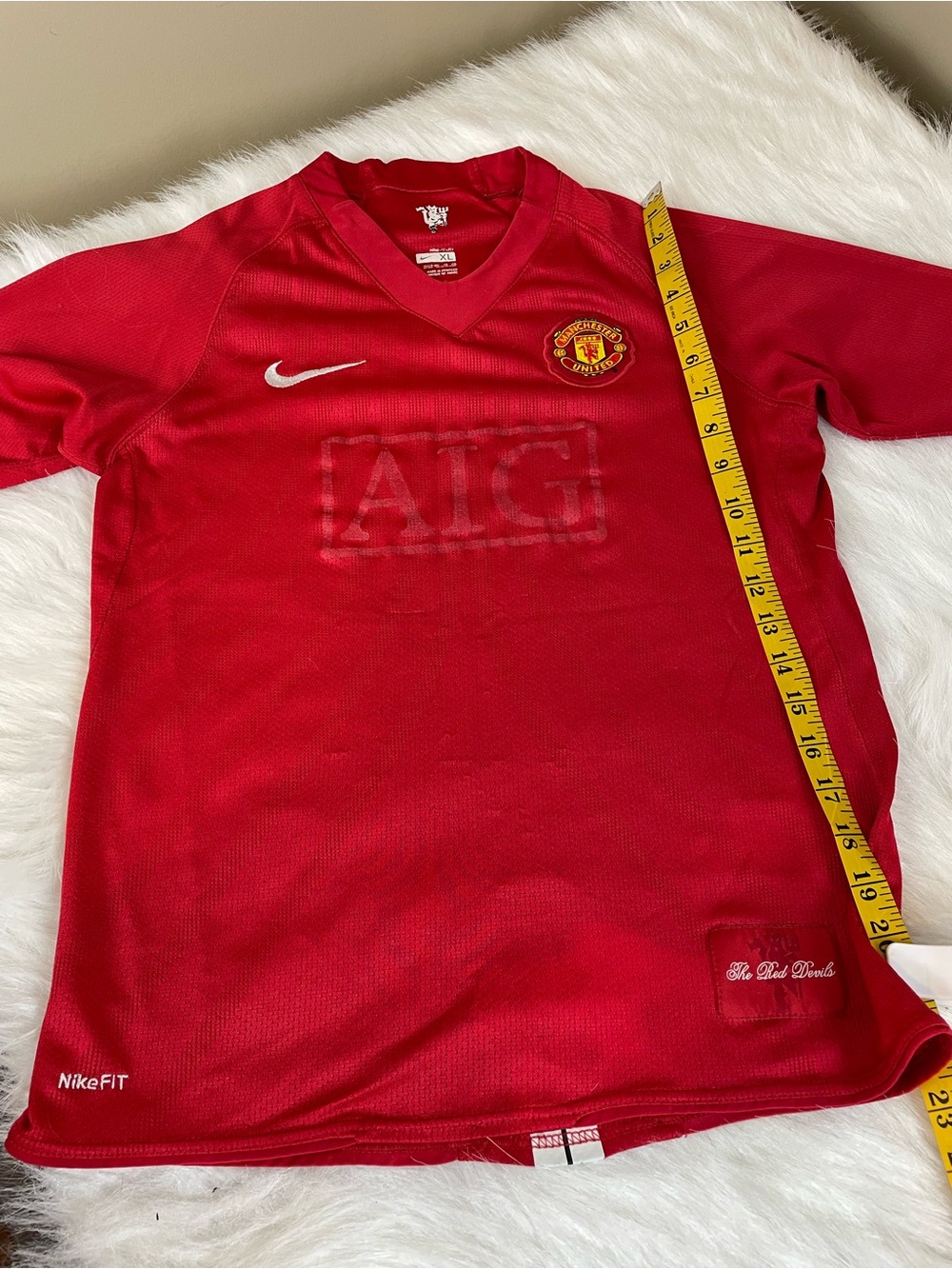Soccer bundle Messi hoodie medium and Nike Manchester United XL - Picture 10 of 14